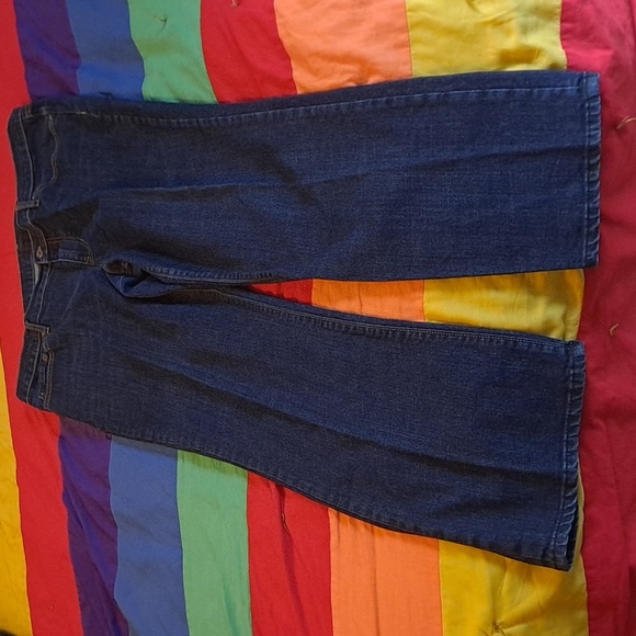 GAP Boot Cut Dark Wash Jeans Size 18R - Picture 3 of 9